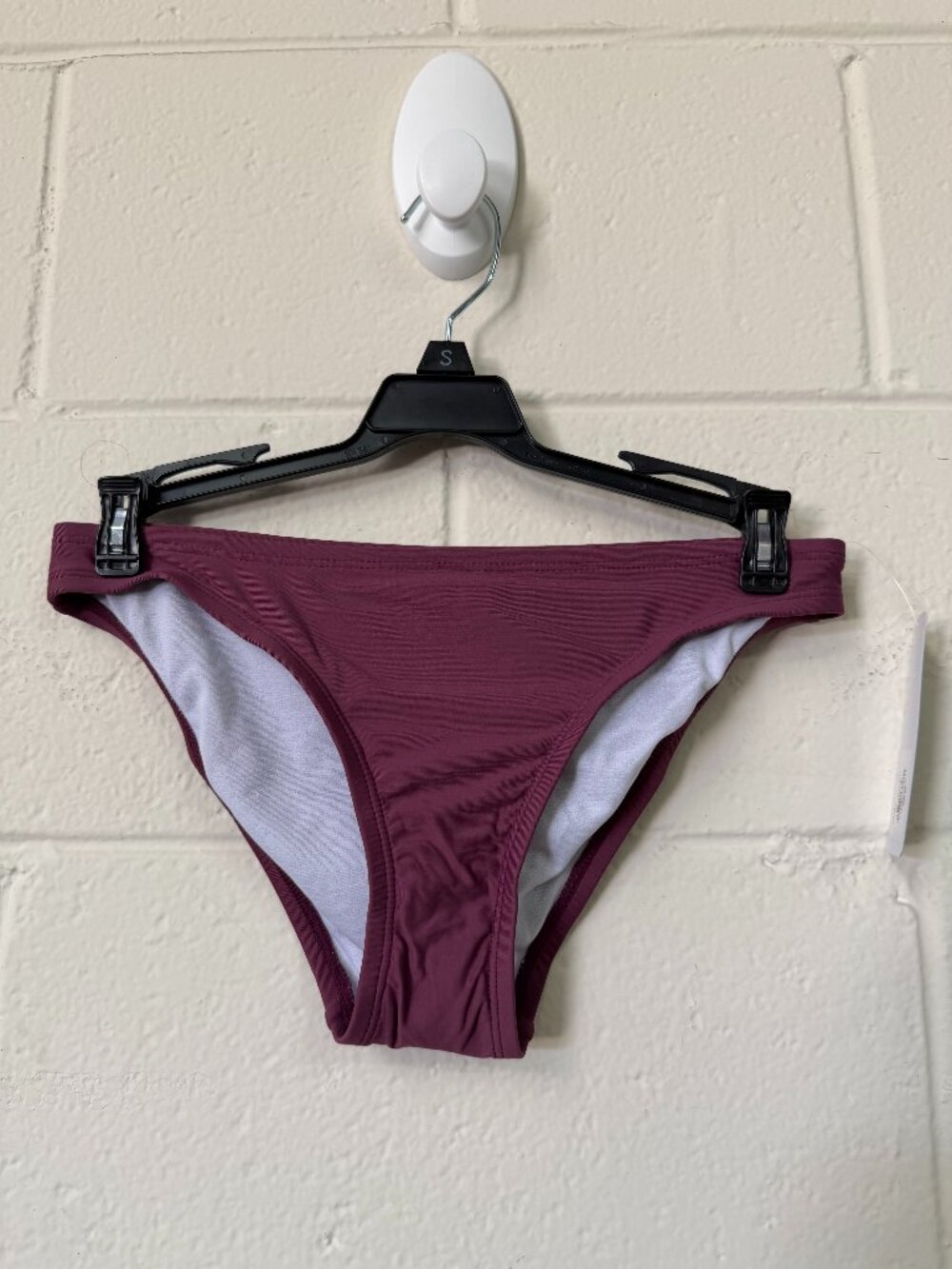 NWT Freshwater Rosewood Purple Bikini Bottom Size S